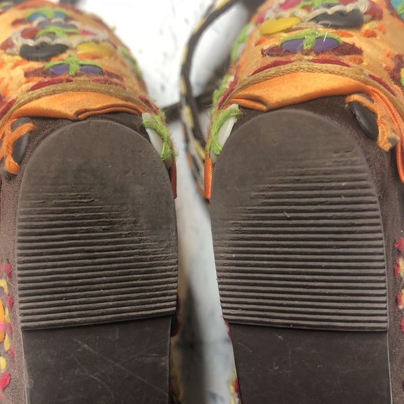 🔹Sam Edelman Boho Embellished Wedge Platform Sandals - Picture 8 of 8